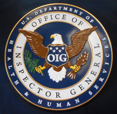 DHHS_IG /Office of Investigations / Special Agent Wall Seal